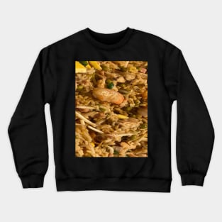 chinese rice pattern Crewneck Sweatshirt